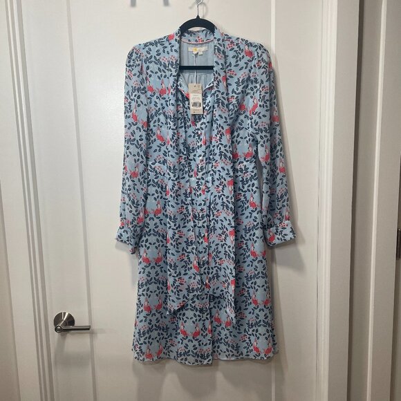 NWT Boden Sylvia Shirt Dress Size 6R with neck tie - Picture 3 of 8